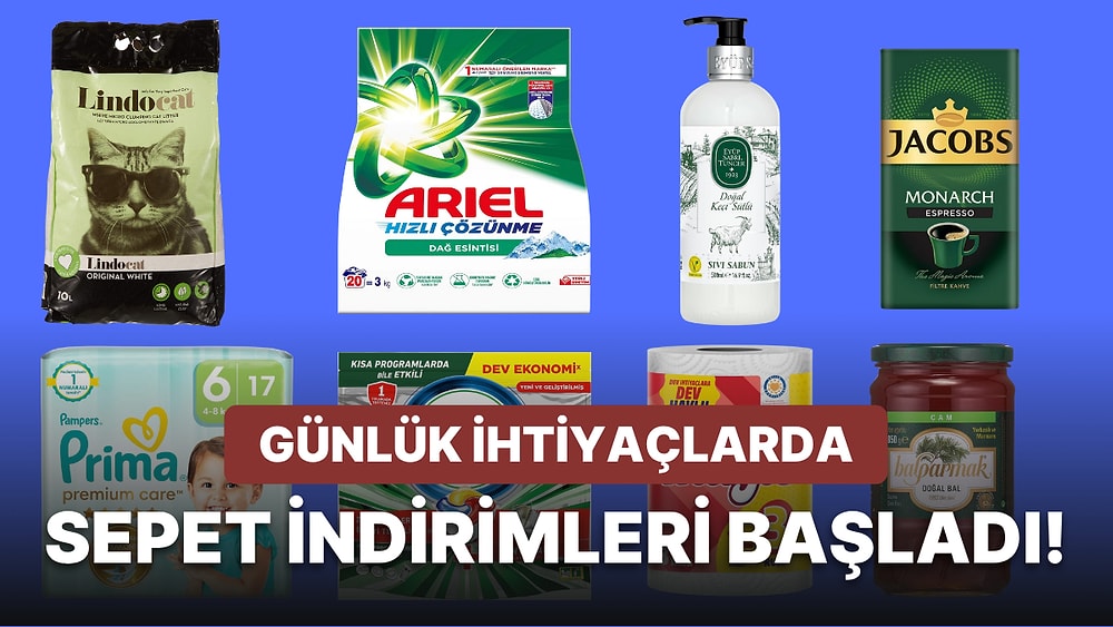 Ev Alışverişi Yapmanın Tam Zamanı: Günlük İhtiyaçlara Özel Sepet İndirimi