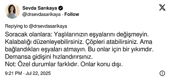 Yaşlıların eşyaları neden değiştirilmemeli?