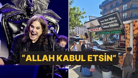 Hayatını Kaybeden Heavy Metal Efsanesi Ozzy Osbourne'un Anısına İstanbul'da Lokma Döküldü
