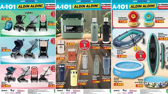 A101'e Stanley Termos Geliyor! 24 Temmuz 2025 A101 İnternete Özel Aldın Aldın Kataloğu
