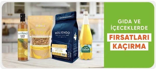 Züber, Paşa Kuruyemiş, Mayi Tuz, Fellas, Hayfene, Wefood gibi sevilen markalarda yer alan indirimler burada toplanmış.