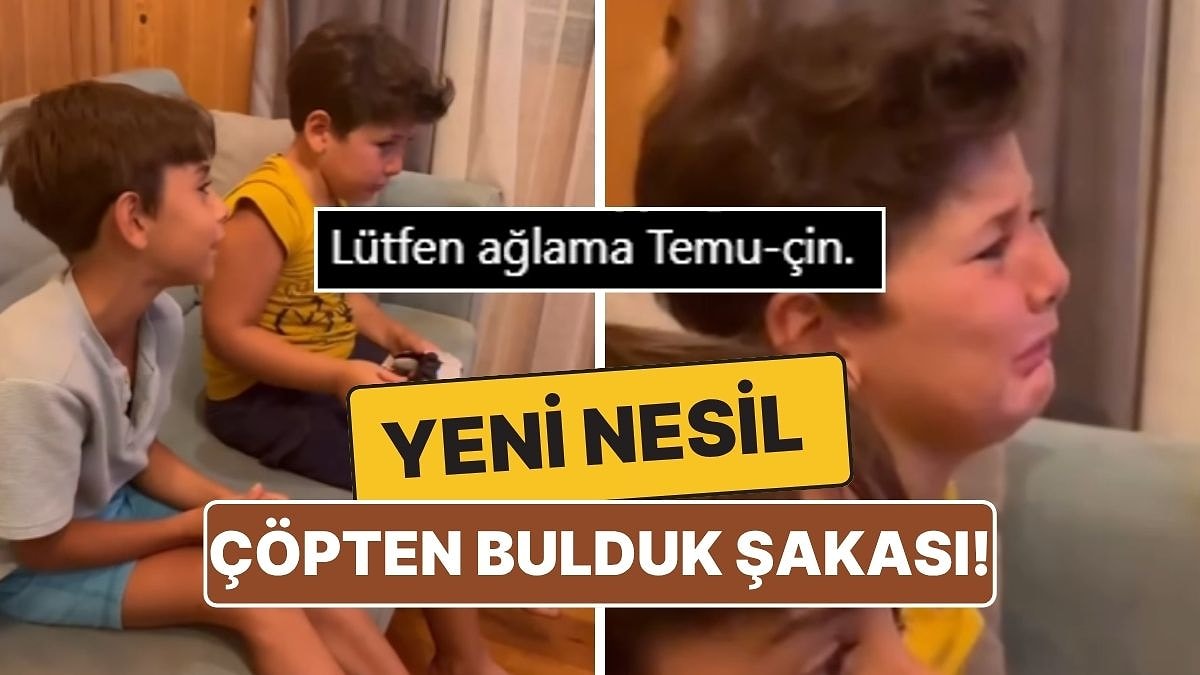 Erkek Kardeşini &quot;Seni Temu&apos;dan Aldık&quot; Diyerek Kandıran Çocuğun Görüntüleri Yüz Güldürdü