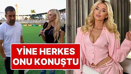 Arda Turan’ın Röportaj Verirken Yüzüne Bakamadığı Spiker Daria Bondar Savina'nın Türkçe Konuşması Viral Oldu