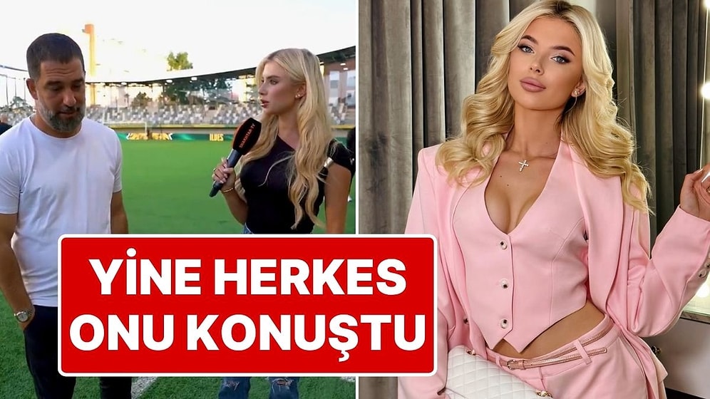 Arda Turan’ın Röportaj Verirken Yüzüne Bakamadığı Spiker Daria Bondar Savina'nın Türkçe Konuşması Viral Oldu