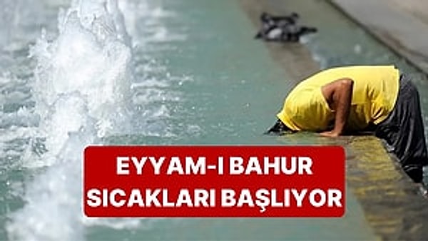 Prof. Dr. Murat Türkeş, Türkiye'nin temmuz sonu ve ağustos başında Afrika kökenli eyyam-ı bahur sıcaklarının etkisi altında olduğunu belirtti.