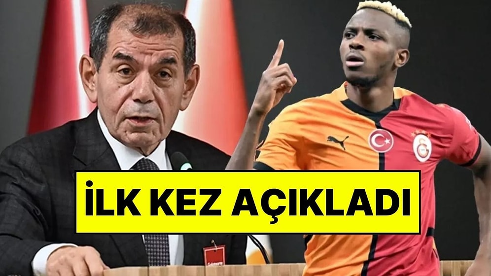 Galatasaray Başkanı Dursun Özbek’ten Merakla Beklenen Osimhen Transferi İçin İlk Açıklama