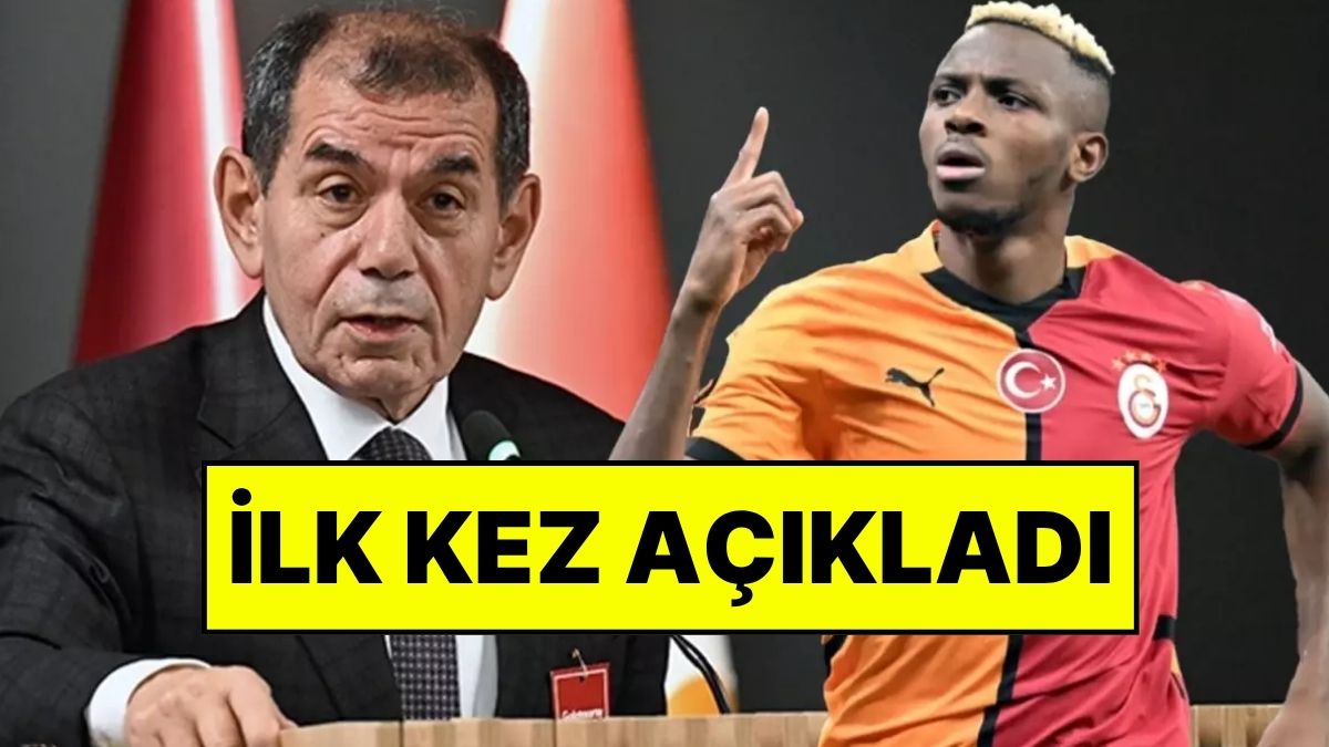 Galatasaray Başkanı Dursun Özbek’ten Merakla Beklenen Osimhen Transferi İçin İlk Açıklama
