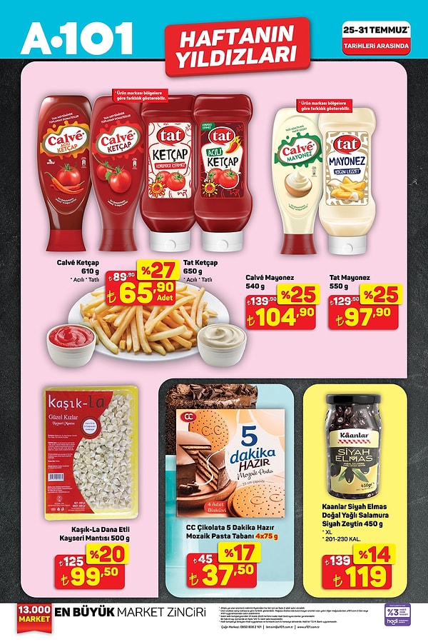 Calve Ketçap 65,90 TL