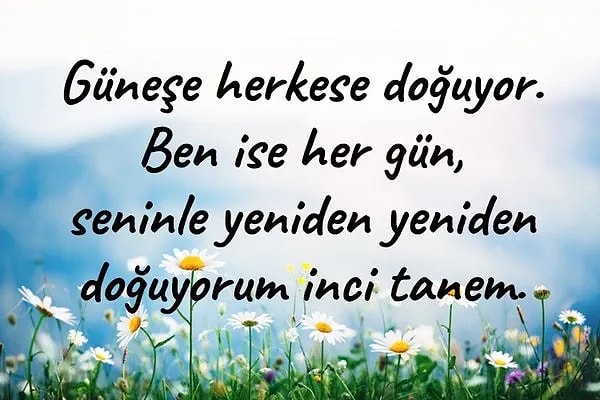 En Özel Günaydın Mesajları
