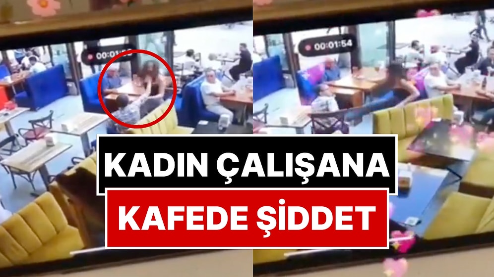 Ankara'da Bir Kafede Kadın Garsona Tokat Atan Erkek Müşteri Hayatının Dersini Aldı