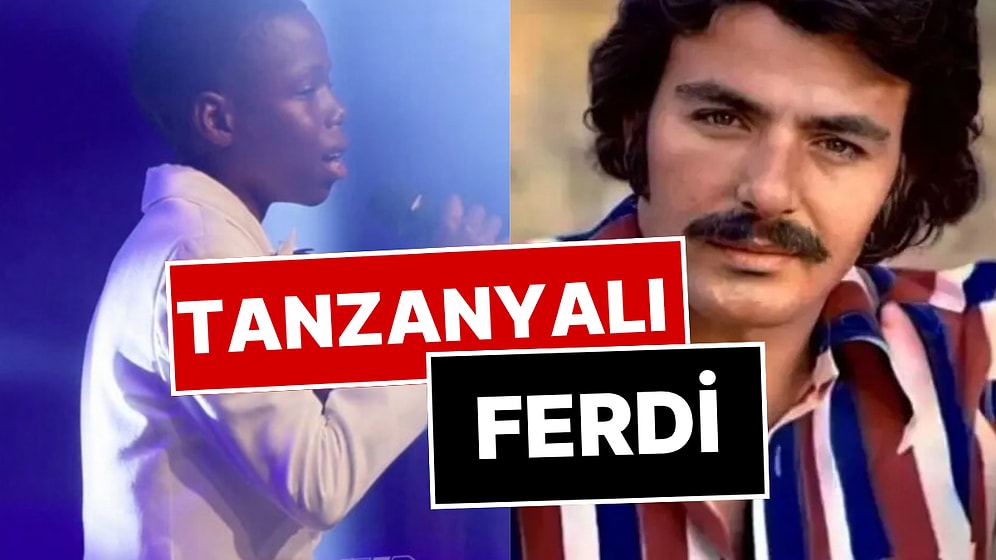 Almanya'da Bir Yarışmada Tanzanyalı Çocuktan Ferdi Tayfur-İçim Yanar Performansı