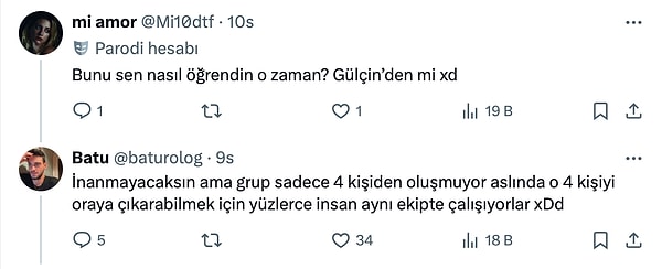 İddiaların kaynağı sorulan X kullanıcısı ise böyle cevap verdi: