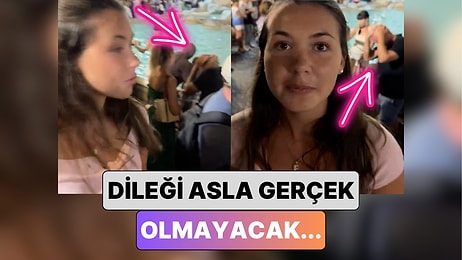 İtalya'nın Meşhur Trevi Çeşmesi'nde Dilek Dilemek İsteyen Kadın Parayı Hiç Olmayacak Bir Yere Attı
