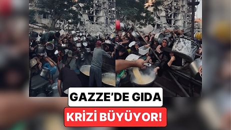 Gazze’de Yemek Yardımına Ulaşmaya Çalışan İnsanların Görüntüleri Ülkede Yaşananları Gözler Önüne Serdi