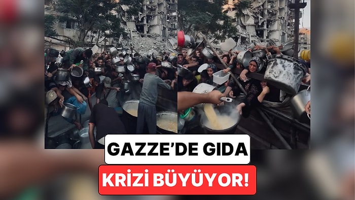 Gazze’de Yemek Yardımına Ulaşmaya Çalışan İnsanların Görüntüleri Ülkede Yaşananları Gözler Önüne Serdi