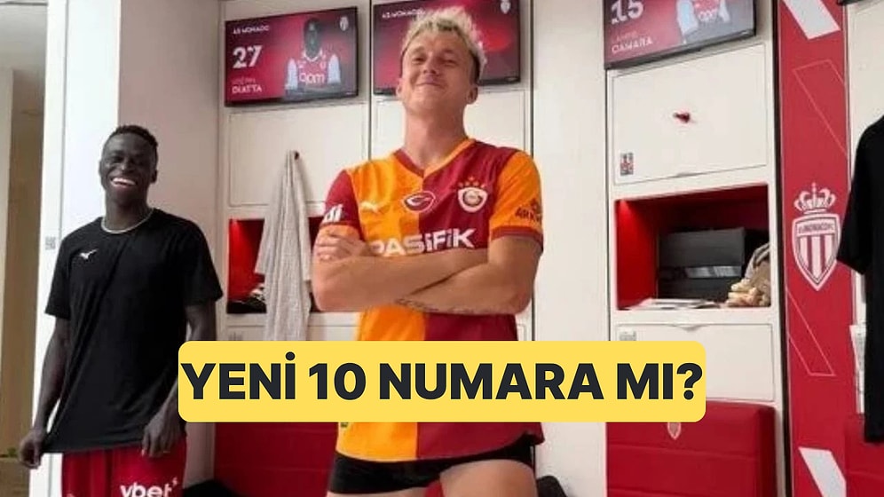 Golovin'in Monaco Soyunma Odasındaki Galatasaray Formalı Hali Heyecanlandırdı