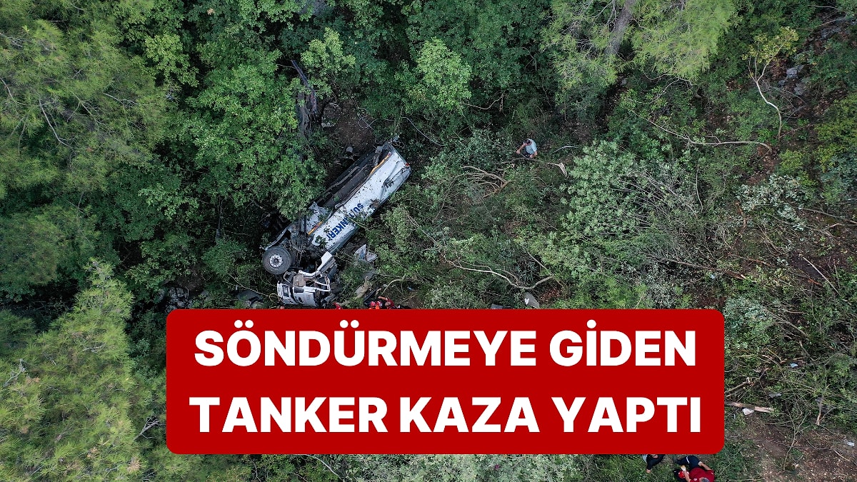 Bursa&apos;da Yangına Müdahale Etmeye Giden Tanker Uçuruma Yuvarlandı: 1 Ölü 2 Yaralı