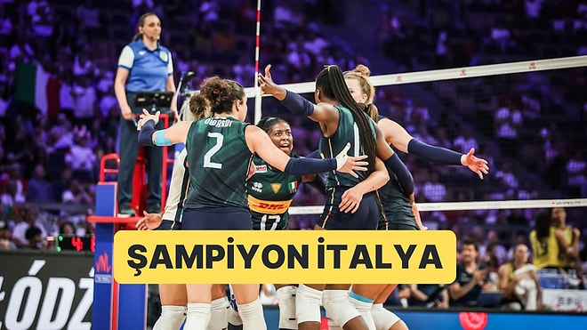 Voleybol Milletler Ligi'nde Brezilya'yı 3-1 Yenen İtalya Şampiyon Oldu