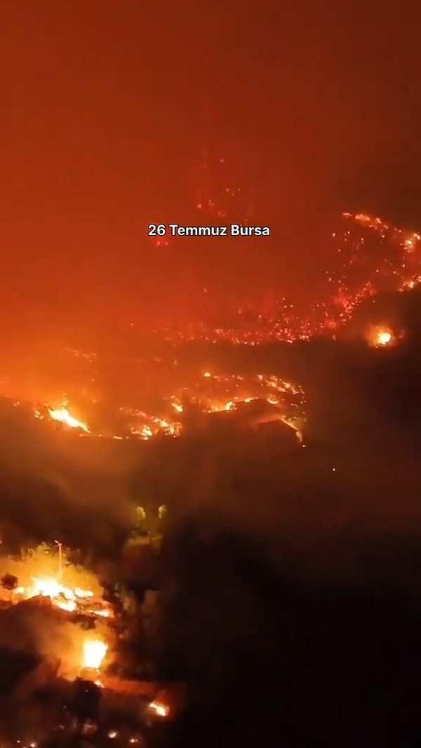 o7.alperenn isimli bir TikTok kullanıcısının paylaştığı "Yangından önceki Bursa ve Yangından sonraki Bursa" videosu adeta içimizi parçaladı.