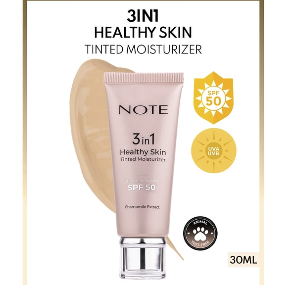 Note Cosmetics 3IN1 Nemlendirici 50 Spf+ Bakım Kremi
