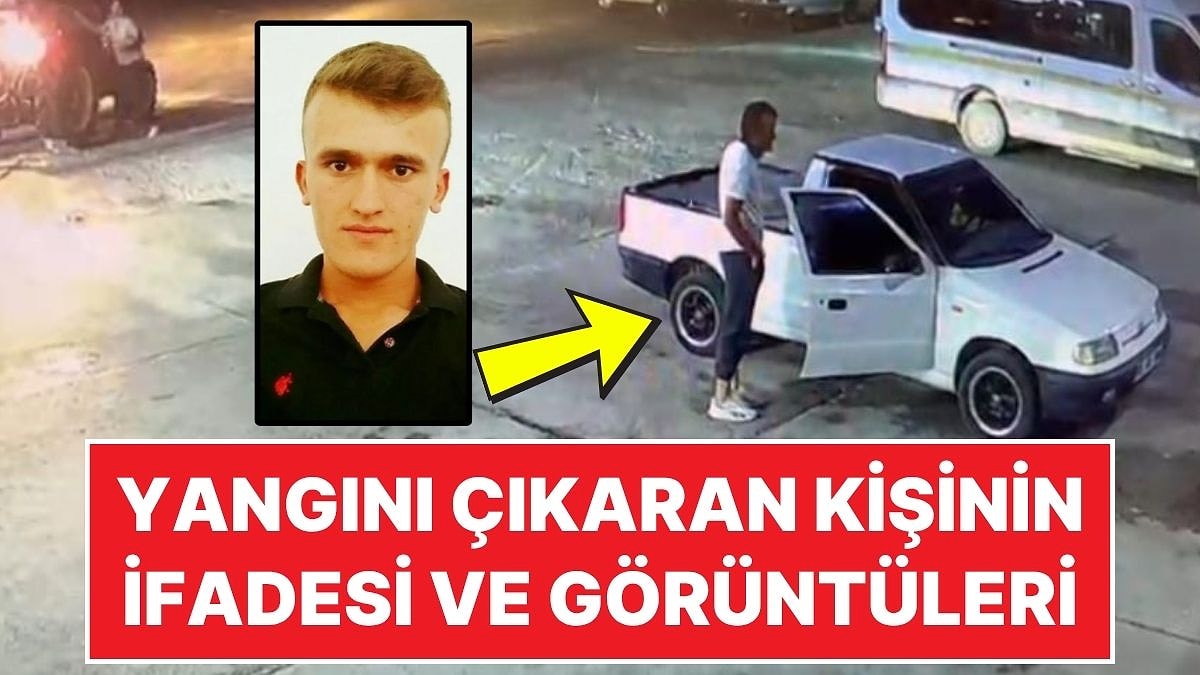 Bursa&apos;daki Yangını Başlattığı İddiasıyla Gözaltına Alınan Kişinin Görüntüleri ve İfadesi Ortaya Çıktı