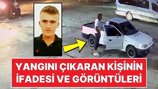Bursa'daki Yangını Başlattığı İddiasıyla Gözaltına Alınan Kişinin Görüntüleri ve İfadesi Ortaya Çıktı