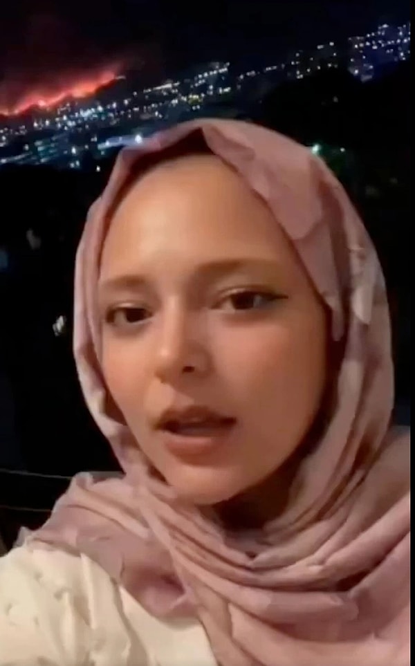 Tüm bu dehşet verici olaylar yaşanırken, sosyal medyada yapılan bir TikTok paylaşımı da ayrı bir tepki dalgası başlattı.
