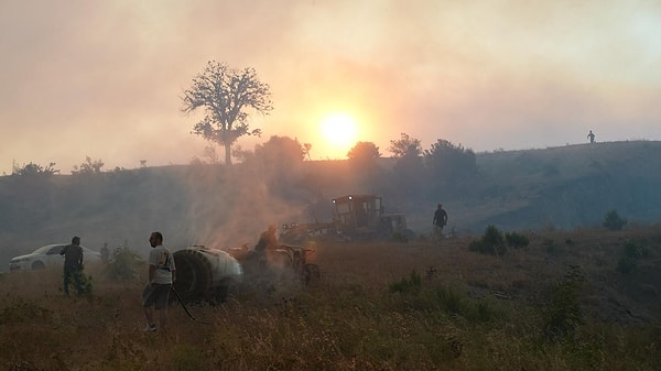 Afrika kaynaklı sıcak hava ve yüksek nem nedeniyle Türkiye’de hava sıcaklıkları mevsim normallerinin üzerinde seyrederken, orman yangınları ile mücadele de sürüyor.