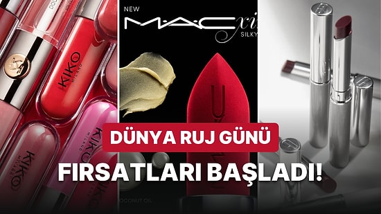 Favori Rujlarınızı Almanın Tam Zamanı: Dünya Ruj Günü'ne Özel İndirimler Başladı!