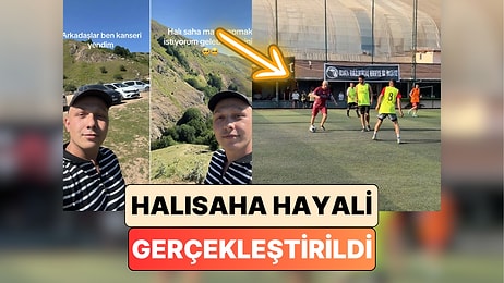 Yine Tek Yürek: Kanser Savaşçısı Yasin Belen'in Halı Saha İsteği Futbolseverler Tarafından Gerçekleştirildi