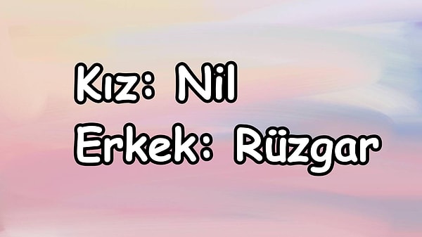 Senin çocuğuna yakışacak isim;👇