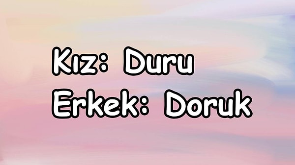 Senin çocuğuna yakışacak isim;👇