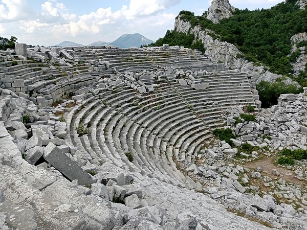 10. Termessos Ancient Theatre (Antalya - Güllük Mountain National Park)