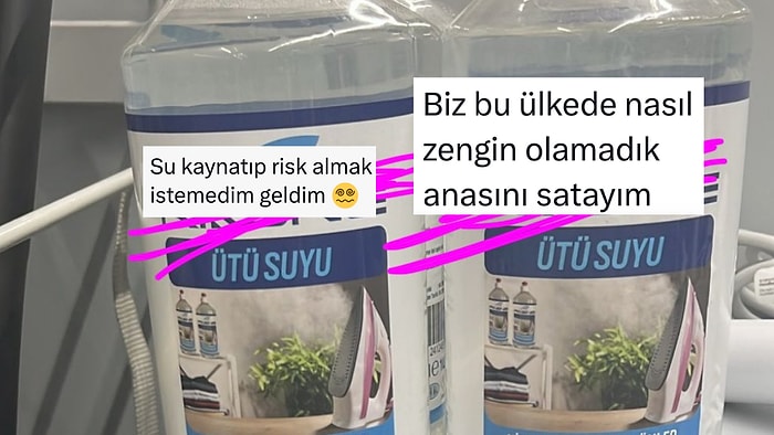 Ütü Yapmak İçin Özel Satılan "Ütü Suyu" Tartışmaları Timeline'ı Ele Geçirdi