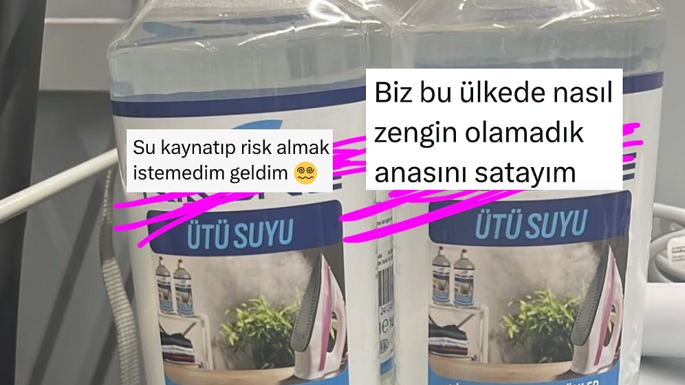 Ütü Yapmak İçin Özel Satılan "Ütü Suyu" Tartışmaları Timeline'ı Ele Geçirdi
