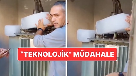 Şaşırtan Yöntem: Aşırı Isınan Elektrik Trafosu Buz Kalıpları İle Soğutuldu