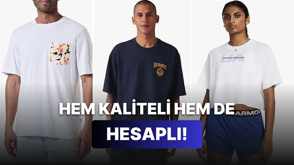 Her Güne Bir Tişört Lazım Diyorsanız Bu İndirimler Tam Size Göre!