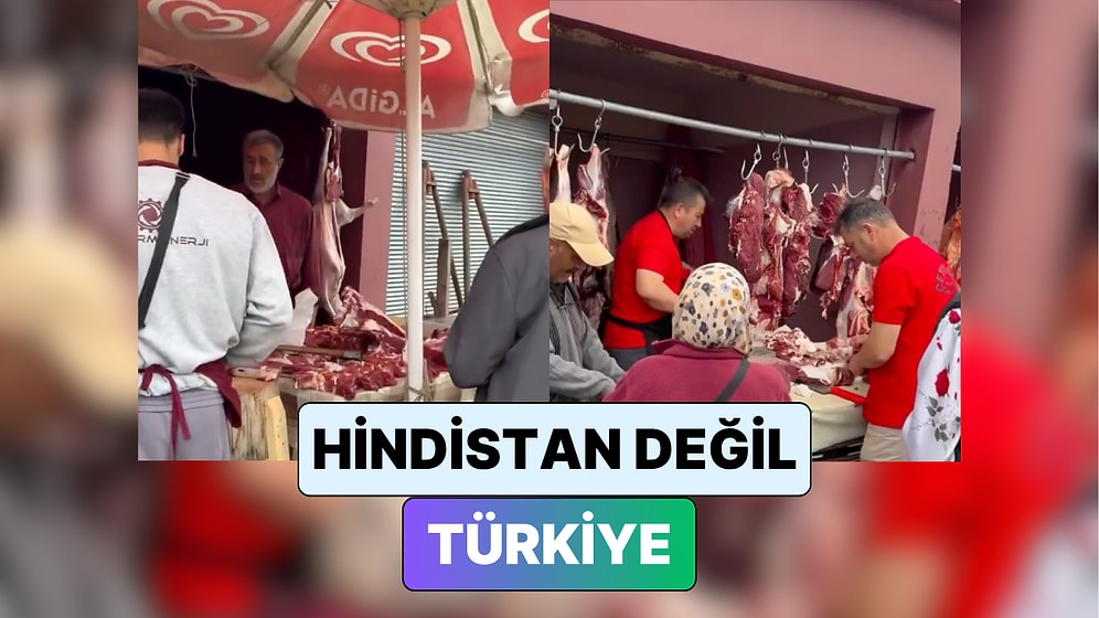 Hindistan Değil Türkiye: Bir Vatandaş Sis Dağı Yaylası'nda Açıkta Satılan Yayla Etlerini Paylaştı