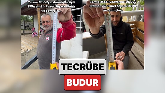 Tecrübe Budur: Ustalar Kendilerine Sorulan Ölçüyü Metreye Bakmadan Nokta Atışı Gösterdi