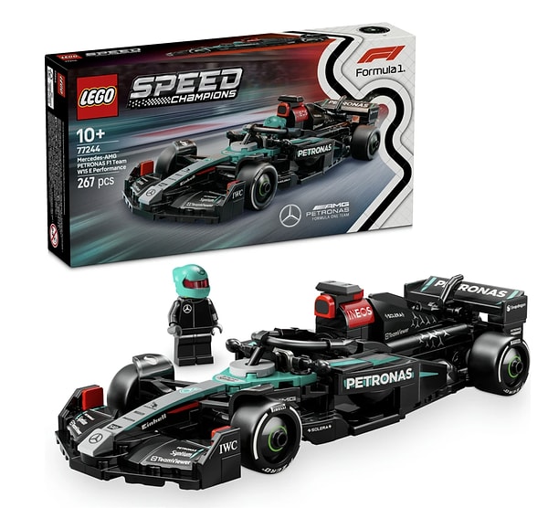 Bugün Hepsiburada’da indirime girmiş olan LEGO® Speed Champions Mercedes Yarış Arabası, F1 tutkunlarının kalbini fethedecek!