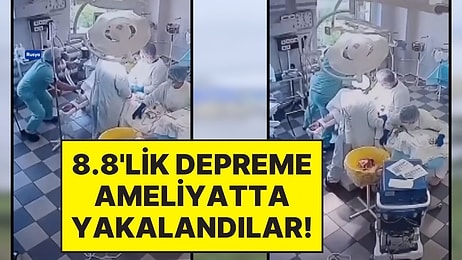 Rusya’daki 8.8’lik Depreme Ameliyathanede Yakalanan Doktorlar Hastayı Bırakmadı
