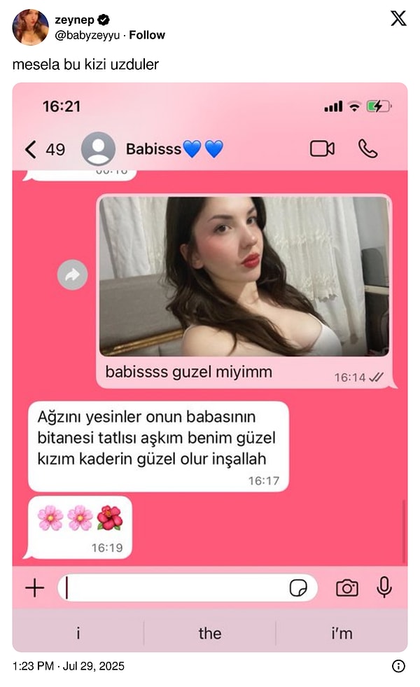 Övgü dolu yanıtlar geldi.