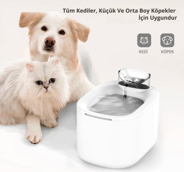 Noitech 4l Ultra Sessiz Otomatik Kedi Köpek Su Pınarı Su Kabı