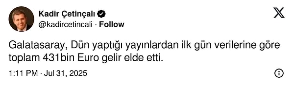 Kadir Çetinçalı'nın paylaşımı 👇