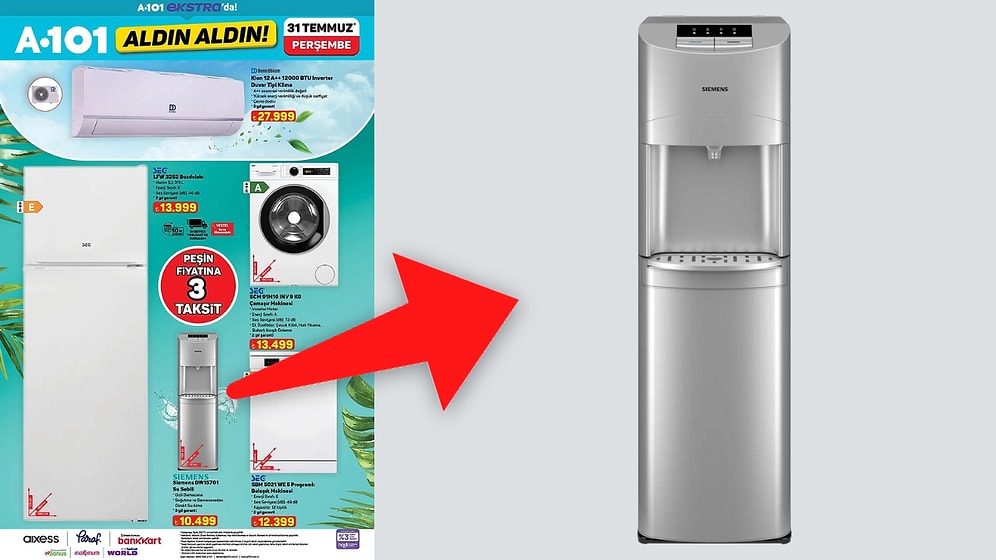 A101'de Satışa Sunulan Siemens Su Sebili Alınır mı? Özellikleri ve Yorumları