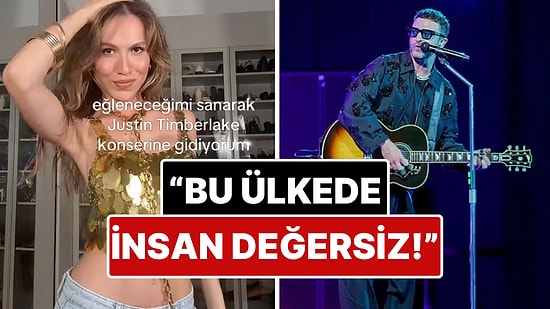 Justin Timberlake'in Konserinde Yaşananları Anlatan Duygu Özaslan Organizasyondaki Rezaleti Gözler Önüne Serdi