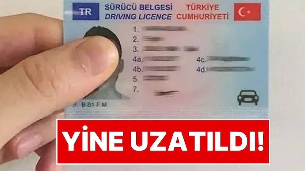 Eski Tip Ehliyetini Yenilemeyenler Üzülmesin! Ehliyet Yenileme Süresi 31 Ekim’e Uzatıldı