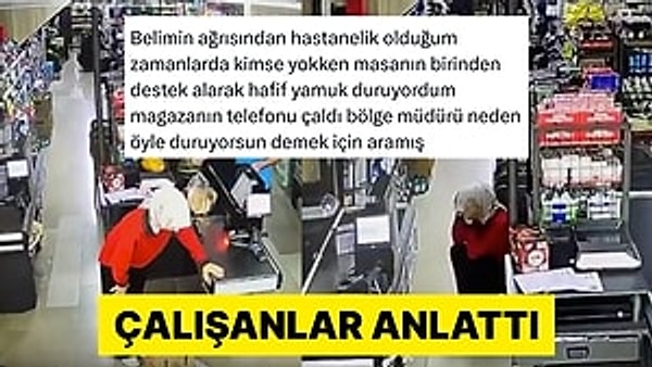 Geçtiğimiz gün bir market çalışanının kamera görüntüleri ülke çapında infial yarattı.