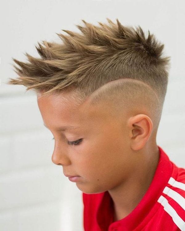 Mohawk Erkek Çocuk Saç Modelleri
