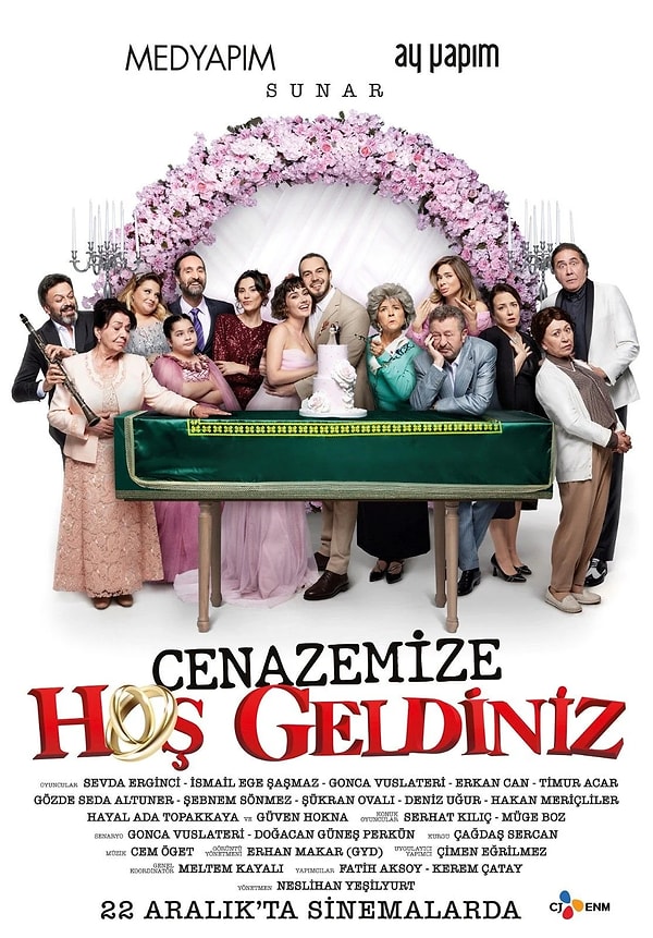 Cenazemize Hoş Geldiniz Oyuncu Kadrosu ve Karakterleri